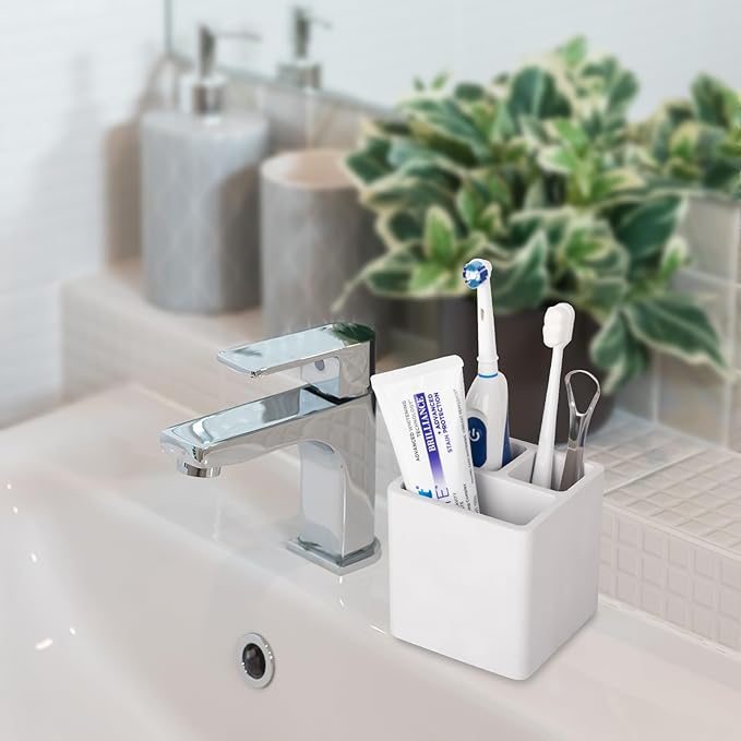 Diatomite Toothbrush Holders for Bathrooms, Electric Toothbrush and Toothpaste