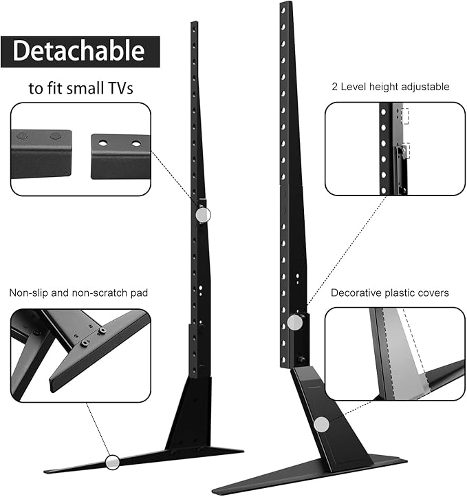 Universal TV Stand, Metal TV Legs