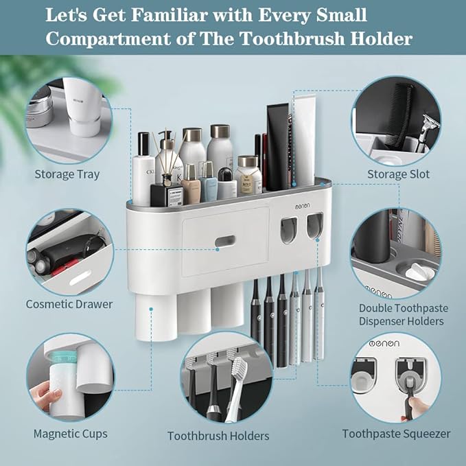 Toothbrush Holders Wall Mounted, Toothbrush Holder