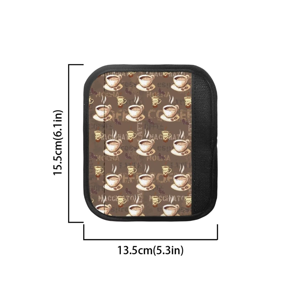 HUISEFOR Coffee Time Fridge Handle Covers Set of 4 Washable Refrigerator Door Handle Covers for Microwave Oven Stove Dishwasher Waterproof Kitchen Accessories