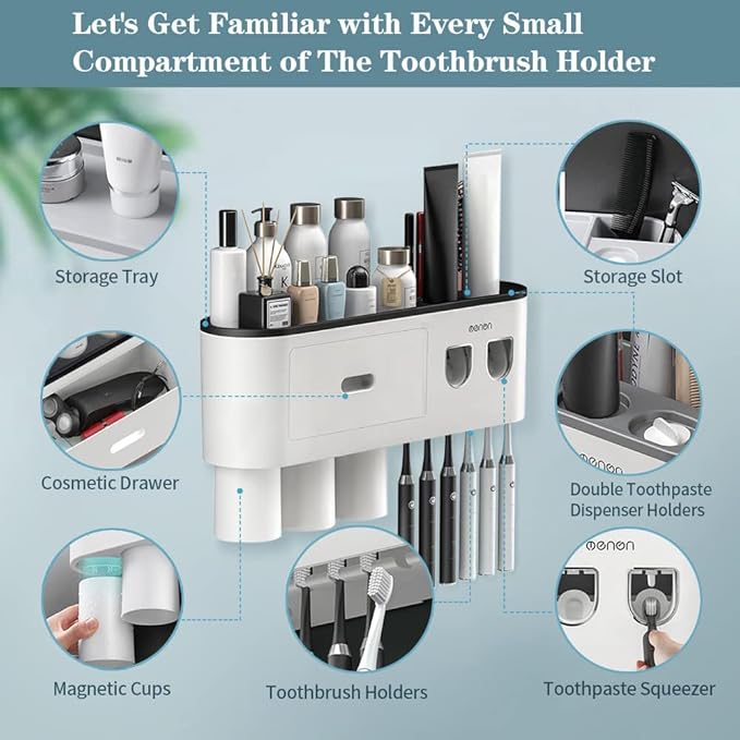 Toothbrush Holders Wall Mounted, Toothbrush Holder