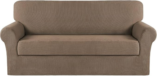 Turquoize Stretch Sofa Slipcover 2 Pieces Sofa Cover Couch Cover