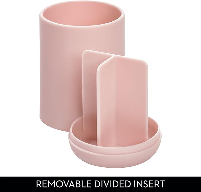 iDesign Toothbrush Holder with 3 Divided Sections