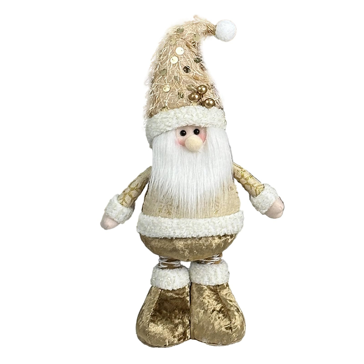 Starsouce Christmas Plush Decorations Xmas Festive Snowman Reindeer Santa Figurines Indoor Ornaments Mantel Fireplace Tabletop Tree Hanging Decoration Holiday Home Decor