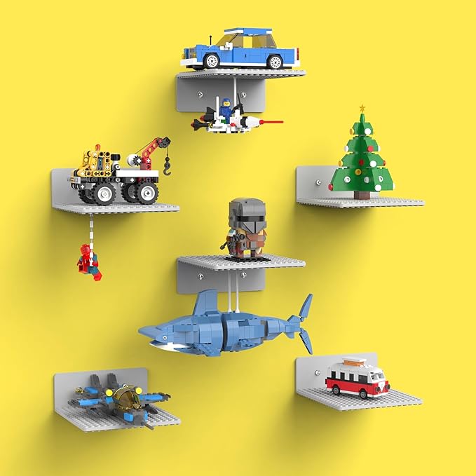 BlissBox 6-Pack Floating Display Shelves