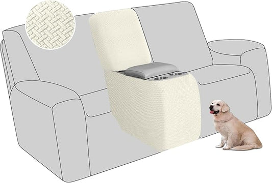 ALIECOM Recliner Sectional Couch Covers L Shape Stretch Corner Reclining
