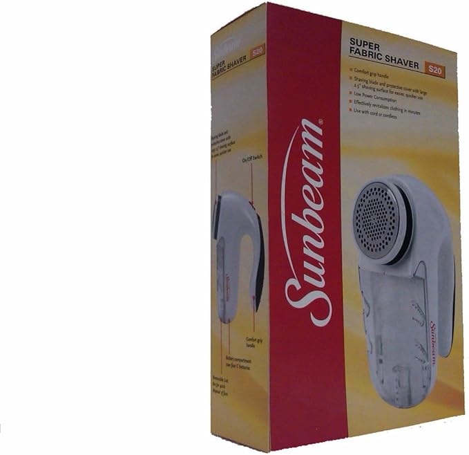 Sunbeam S20 Professional Electric Fabric Garment Defuzzer Sweater Shaver Best
