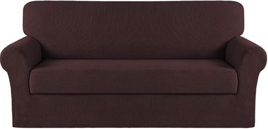Turquoize Stretch Sofa Slipcover 2 Pieces Sofa Cover Couch Cover