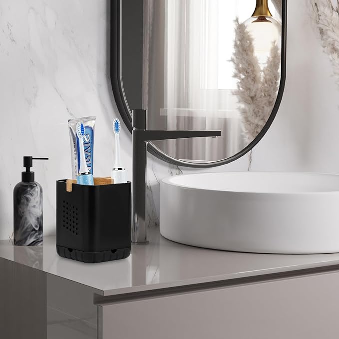 Boperzi Black Toothbrush Holders