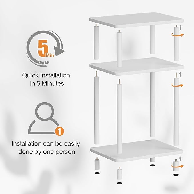 Apicizon 3 Tier End Table, Side Table