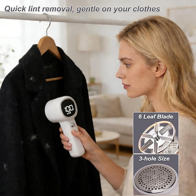 Fabric Shaver Lint Remover Rechargeable