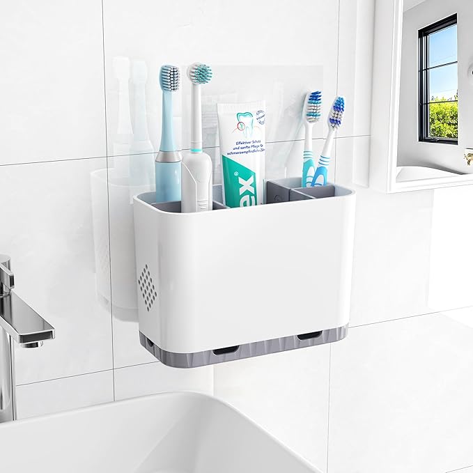 Toothbrush and Toothpaste Holders