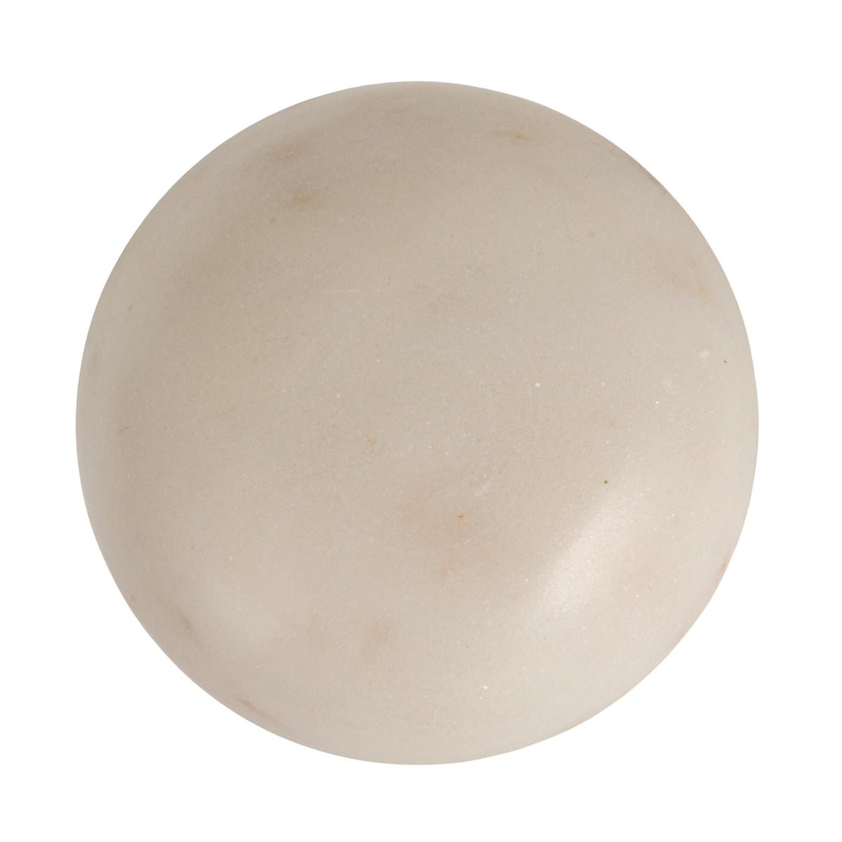 Bloomingville Round Marble Salt Cellar, White