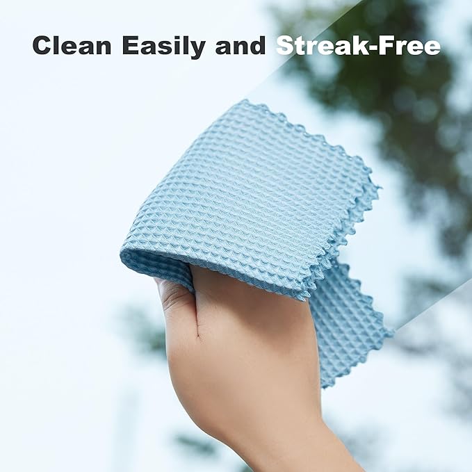 JOYMOOP Microfiber Cleaning Cloth, Reusable Absorbent Microfiber Cleaning Cloths