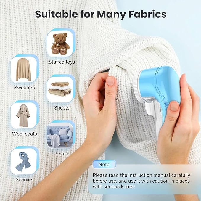 Fabric Shaver, Lint Remover for Clothes, Electric Lint Remover