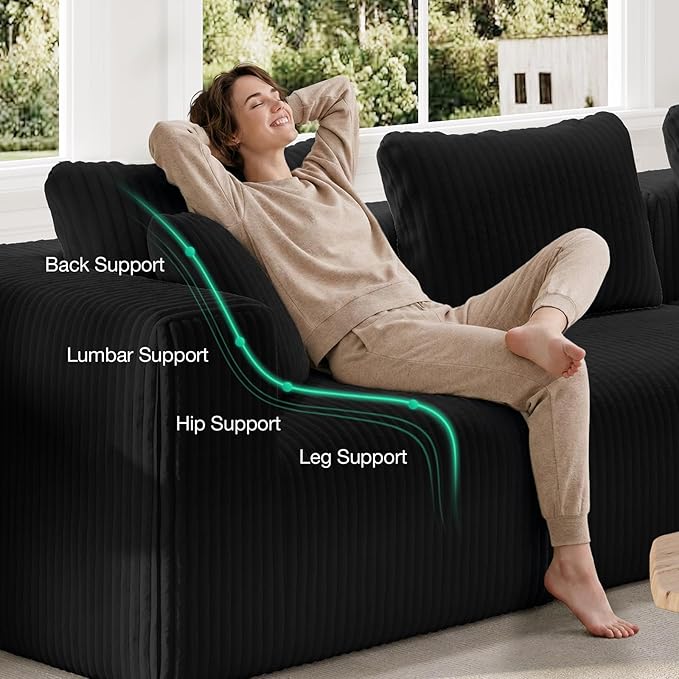 Novilla 70.8" Modular Sectional Sofa, Modern Cloud Sectional Couch