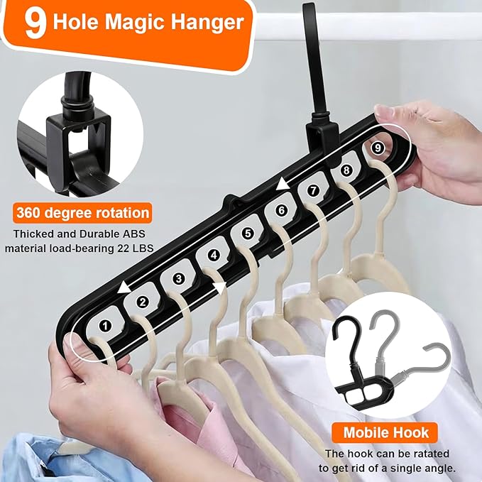 HEYHOUSE Closet Organizers and Storage, College Dorm Room Essentials