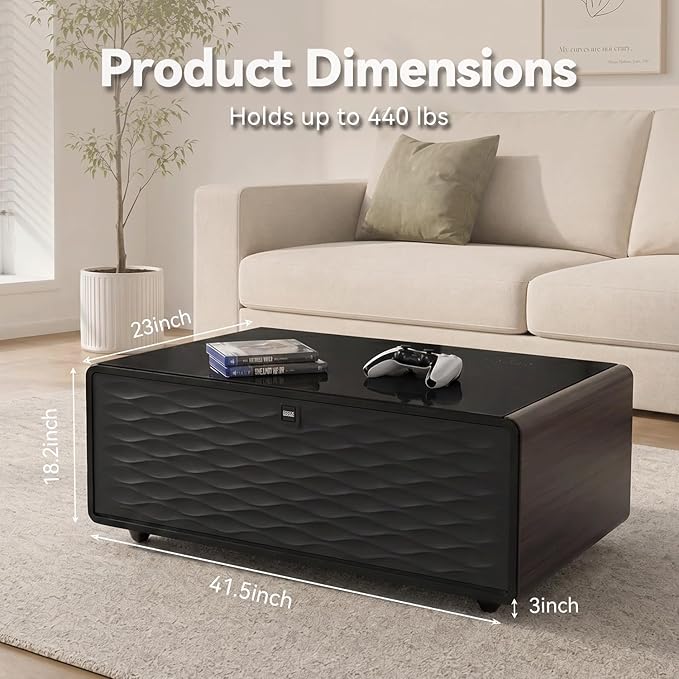 LIVTAB Smart Coffee Table, Living Room Table