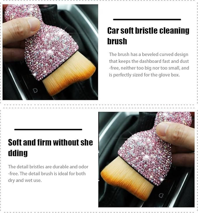 zipelo Auto Interior Dust Brush, Car Detailing Cleaning Brush