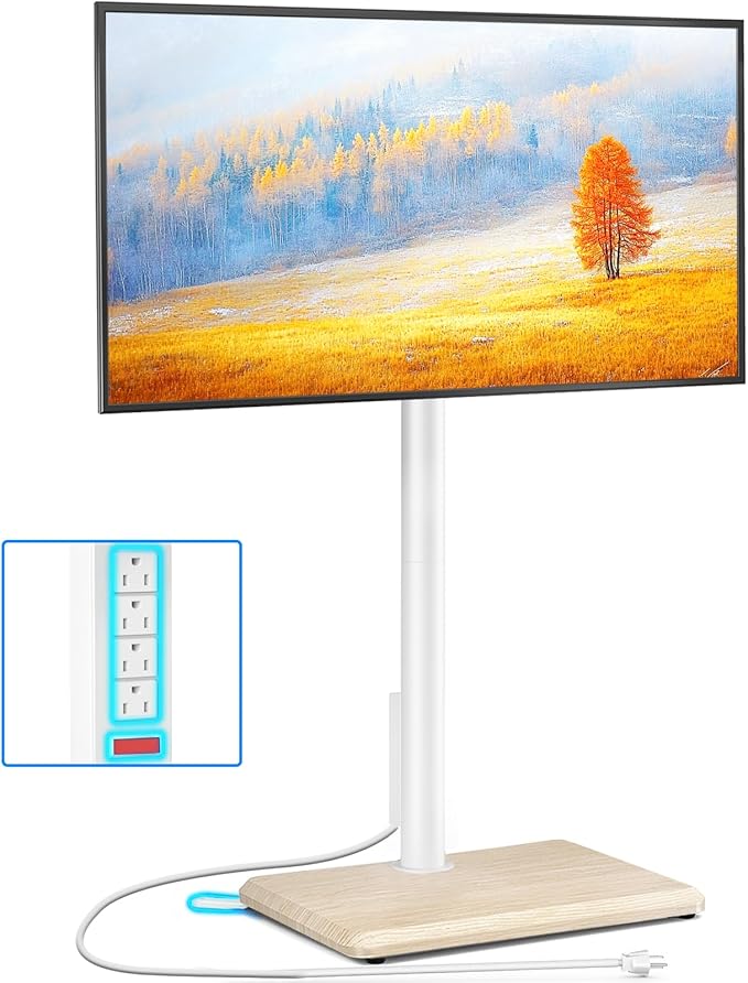 Rfiver Swivel Floor TV Stand