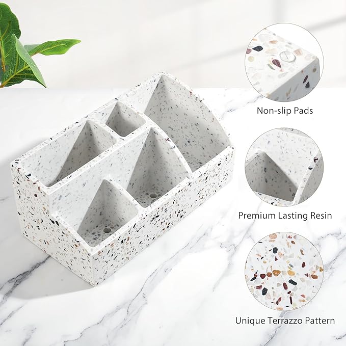 Luxspire Bathroom Counter Organizer, Toothbrush Holder