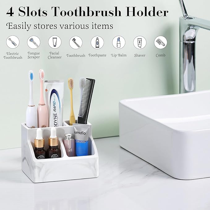 Luxspire Toothbrush Holder, Fast Drying Toothbrush Holders