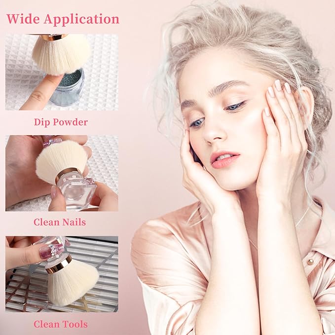 ANGNYA Dust Brush for Acrylic Nails