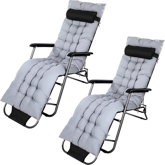 Bucherry 67 x 19 Inch Chaise Lounge Cushions Soft Lounge Chair Cushion Gravity
