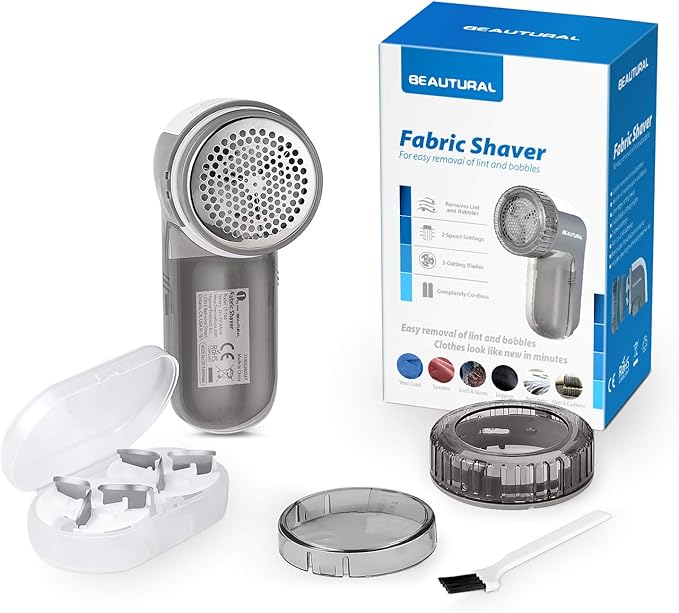 BEAUTURAL Fabric Shaver and Lint Remover, Sweater Defuzzer