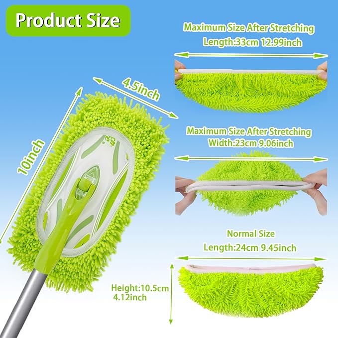 Reusable Dry Sweeping Cloths Microfiber Wet Mop Pads Compatible