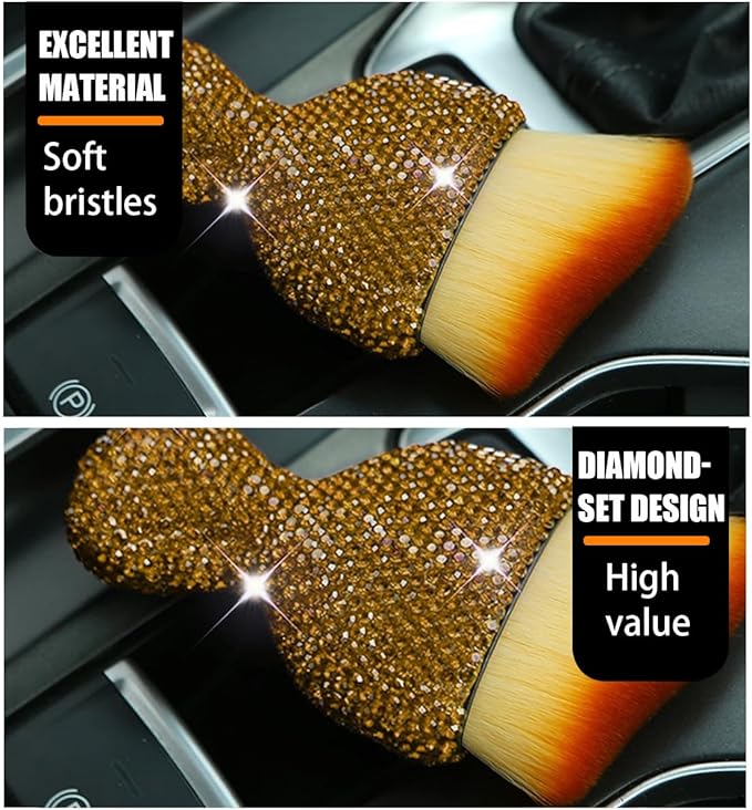 zipelo Auto Interior Dust Brush, Car Detailing Cleaning Brush
