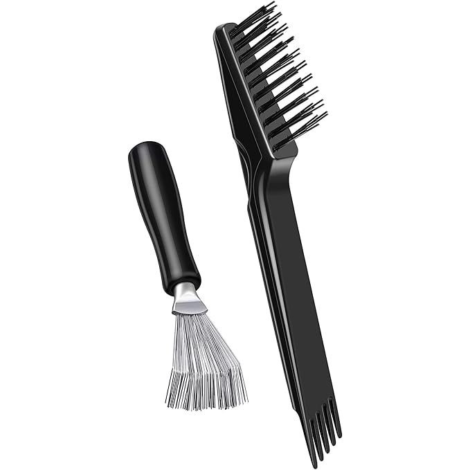 Boao 2 Pieces Hair Brush Cleaning Tool Comb Cleaner Brush Mini Comb Cleaning
