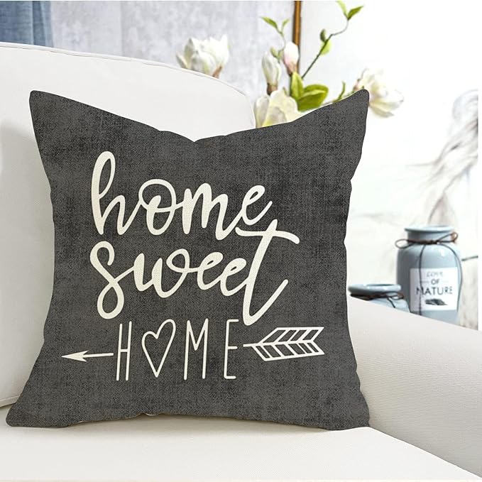 YCOLL Pillow Covers 16x16 Set of 4, Modern Sofa Throw Pillow Cover, Decorative