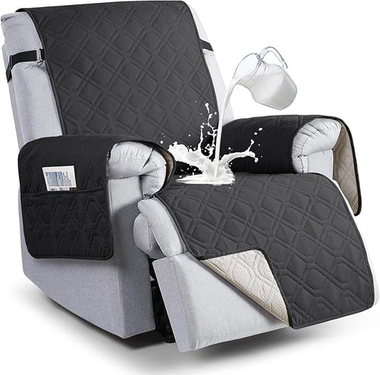 VANSOFY 100% Waterproof Recliner Chair Covers, Recliner Cover Non-Slip Dog
