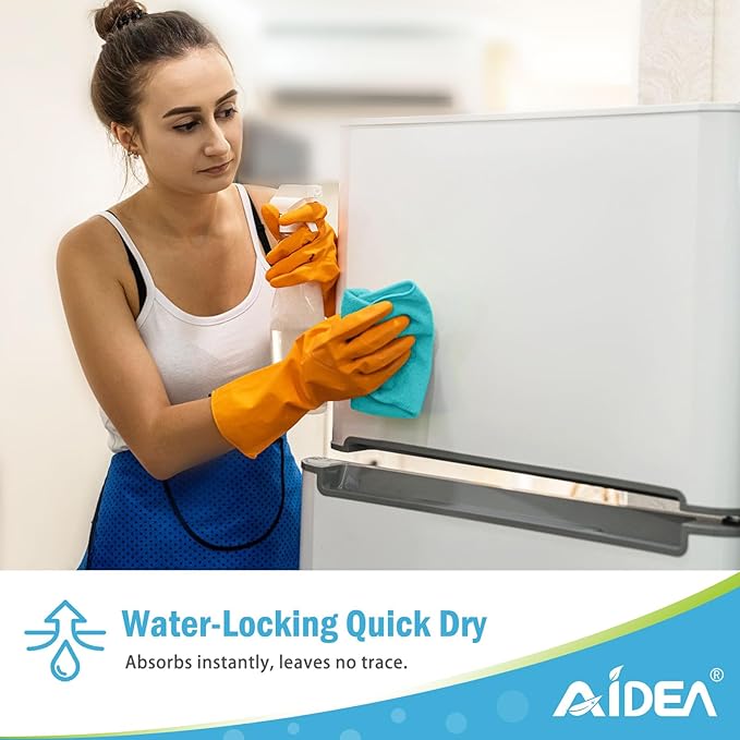 AIDEA Microfiber Cleaning Cloth-12PK, Soft Microfiber Towels