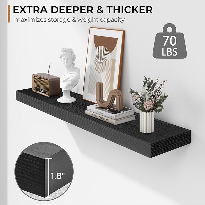 Fun Memories 36 Inch Floating Shelves