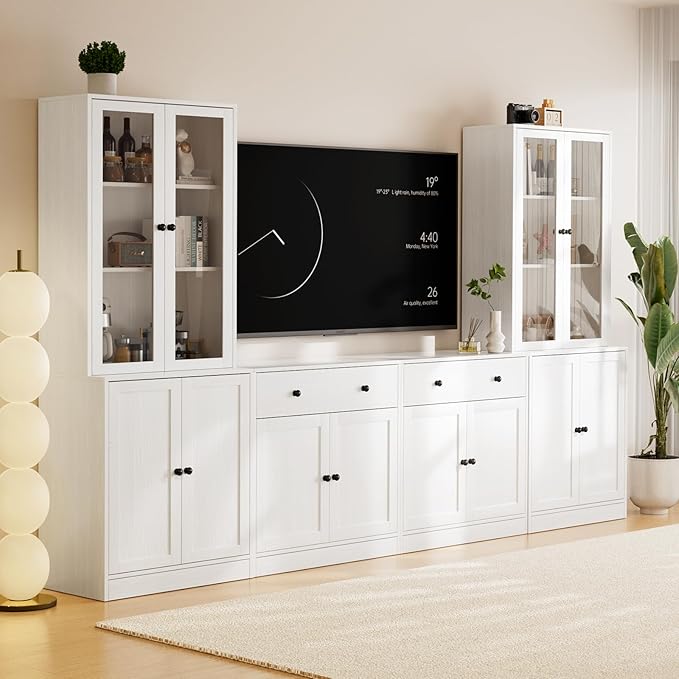 TUSY 71" TV Stand Storage Set