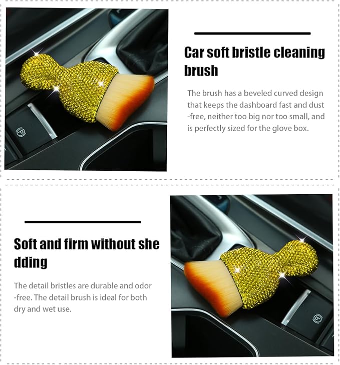 zipelo Auto Interior Dust Brush, Car Detailing Cleaning Brush
