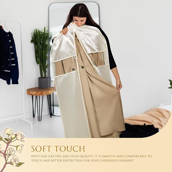 Univivi Super Soft Satin Garment Bags