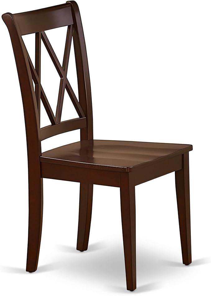 East West Furniture CLC-MAH-W Clarksville Dining Chairs