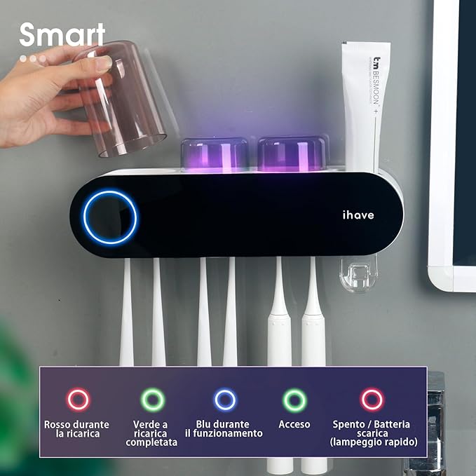 iHave Wall Mounted Electric Toothbrush Holders