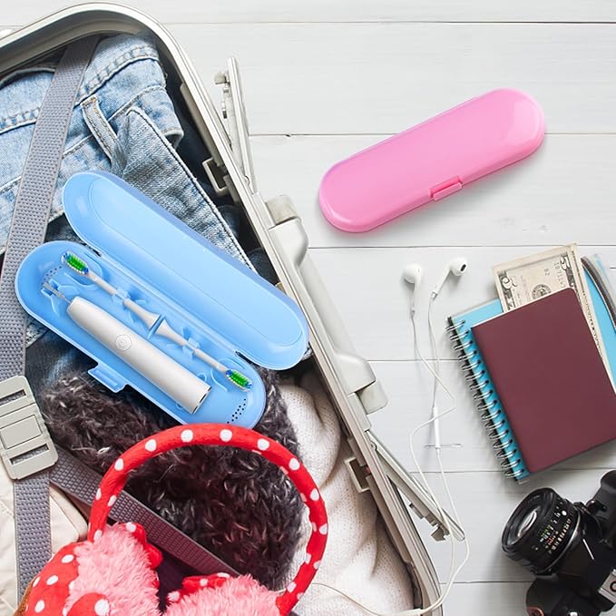 Fowecelt 2 Pack Electric Toothbrush Travel Case