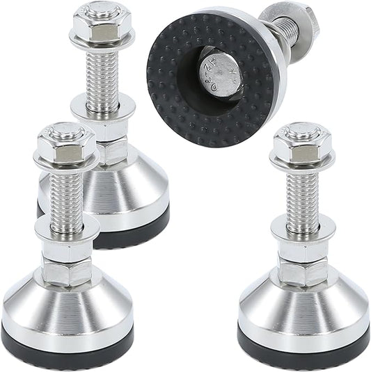 Heavy Duty 2000 lb Capacity Stainless Steel Adjustable Leveling Feet