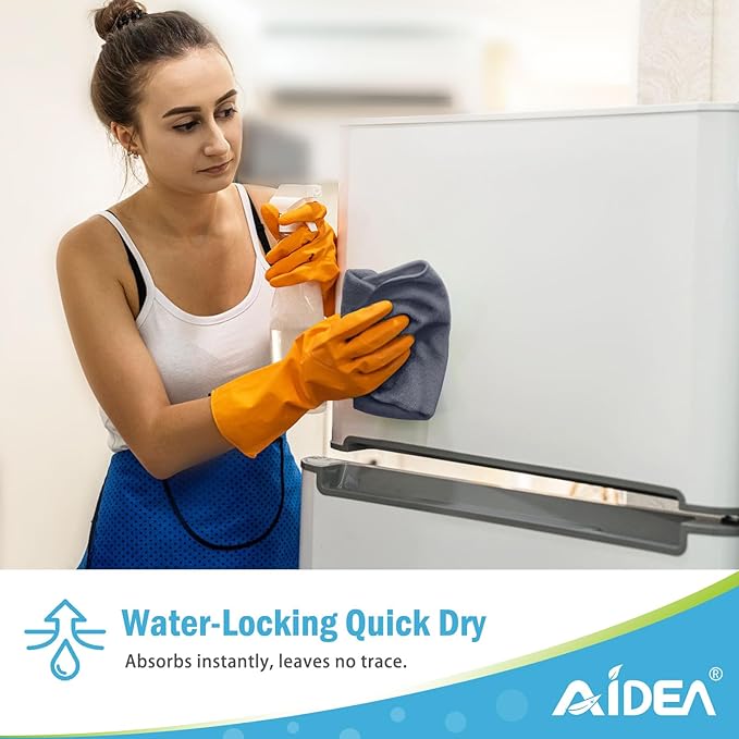 AIDEA Microfiber Cleaning Cloth-24PK, Soft Microfiber Towels