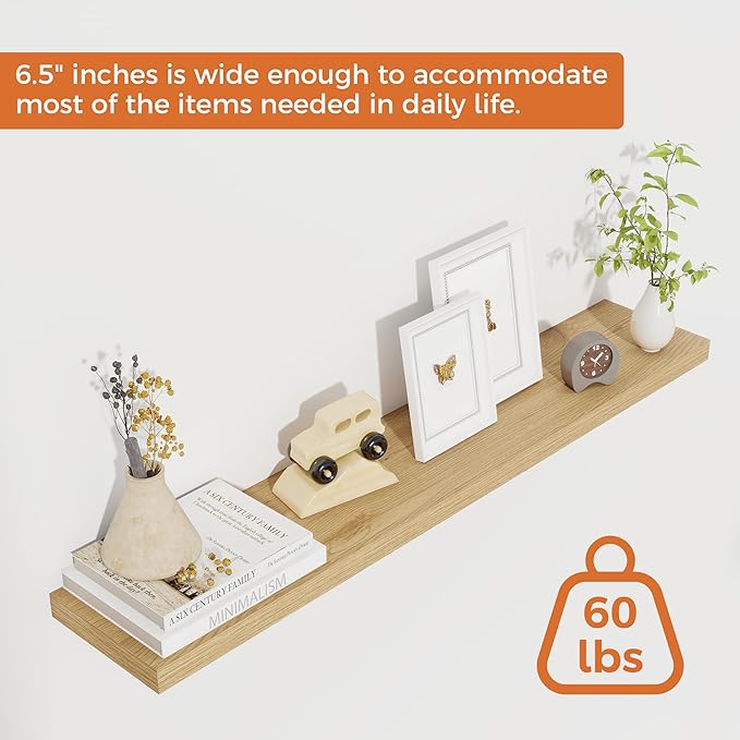 Fun Memories Floating Shelves for Wall, Floating Shelf for Living Room