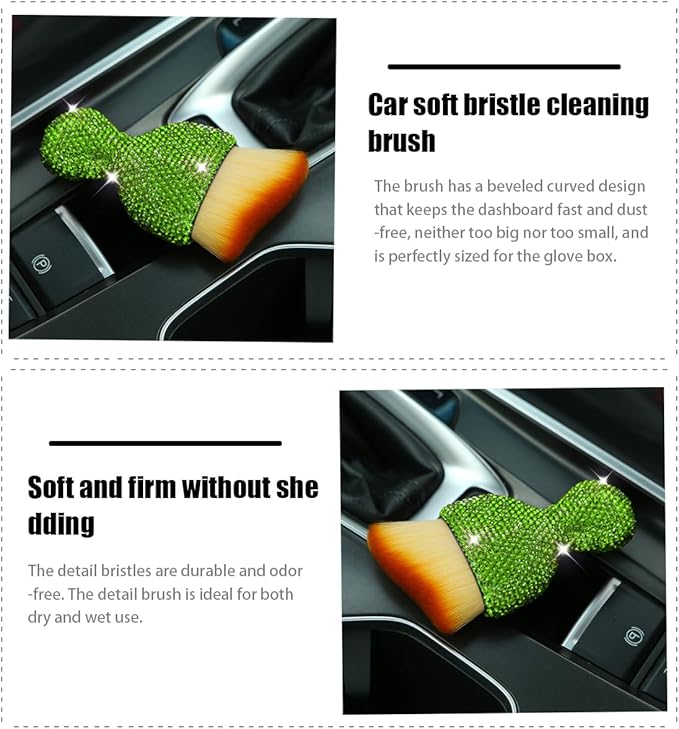 zipelo Auto Interior Dust Brush, Car Detailing Cleaning Brush