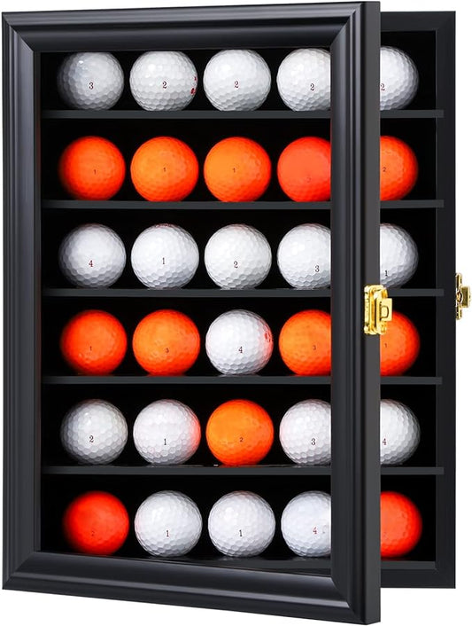 KCRasan 30 Golf Ball Display Case Lockable