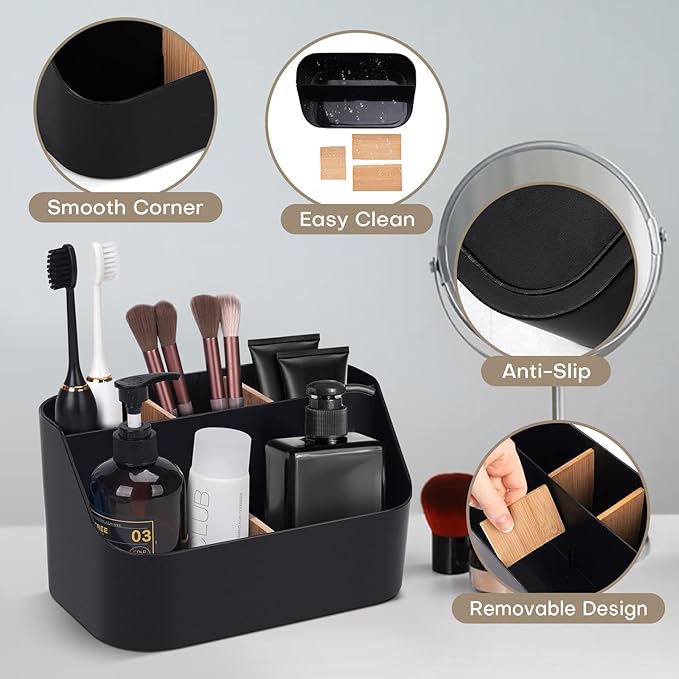 Electric Toothbrush Holders for Bathrooms, Toothpaste Organizer