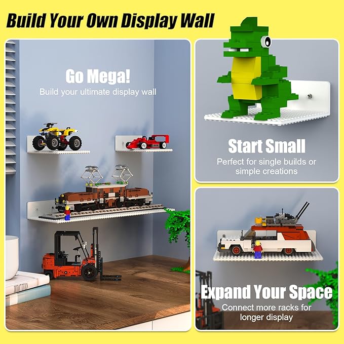 BlissBox 9-Pack Floating Shelves