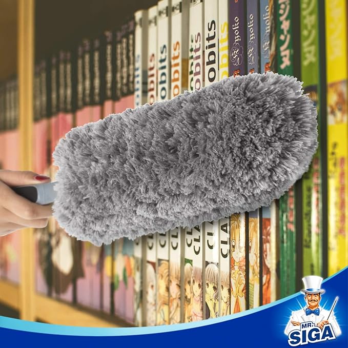 MR.SIGA Lint Free Microfiber Duster, Washable Duster